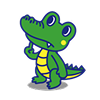 クラコー キャラクター ワニくん
