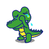 クラコー キャラクター ワニくん