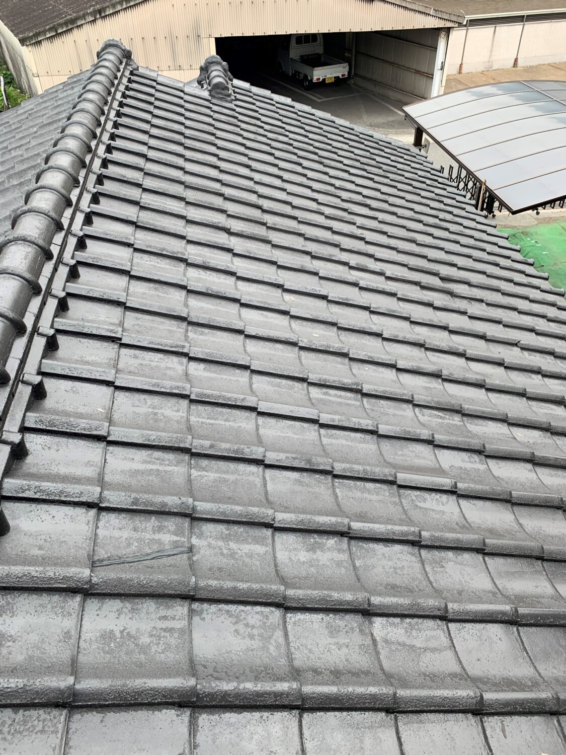 倉敷市 H様邸 屋根瓦葺き替え Before