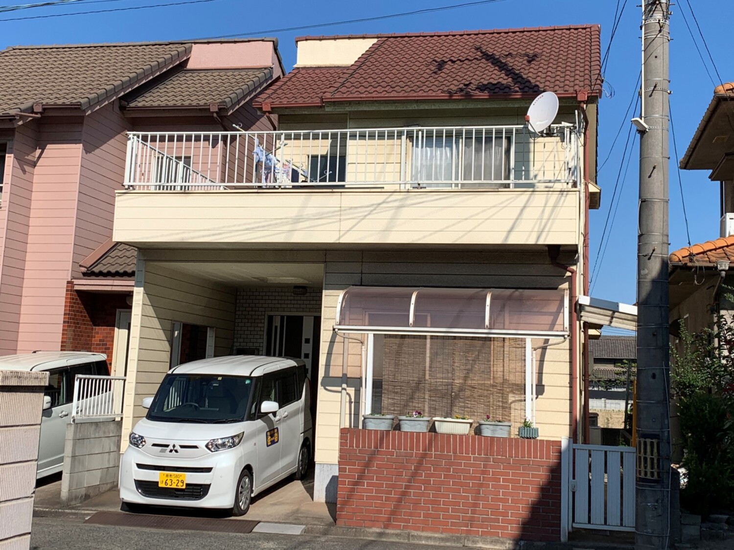 倉敷市 U様邸 屋根塗装・外壁塗装工事 Before