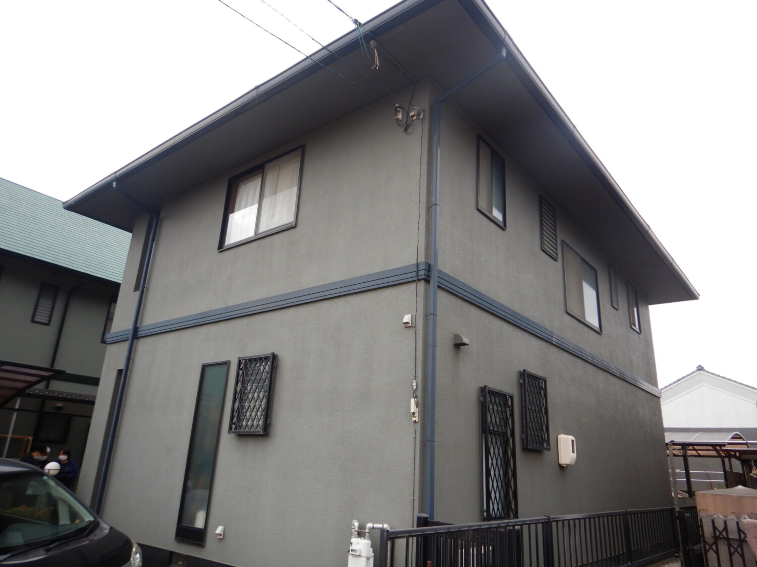 倉敷市 T様邸 屋根塗装・外壁塗装 Before