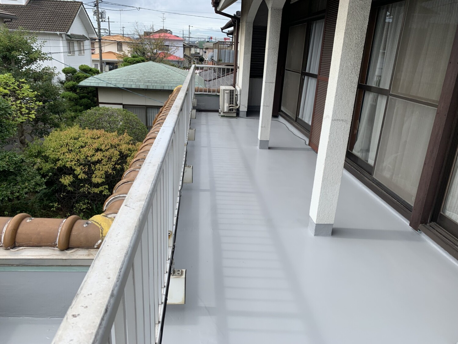 倉敷市 I様邸 バルコニー防水工事 After