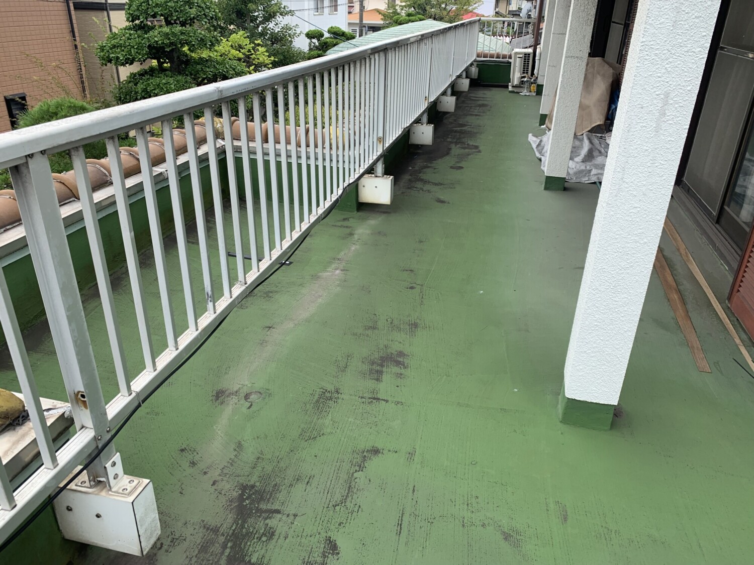 倉敷市 I様邸 バルコニー防水工事 Before