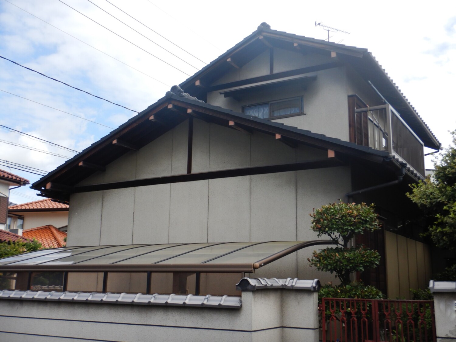 倉敷市 N様邸 屋根塗装・外壁塗装工事 Before
