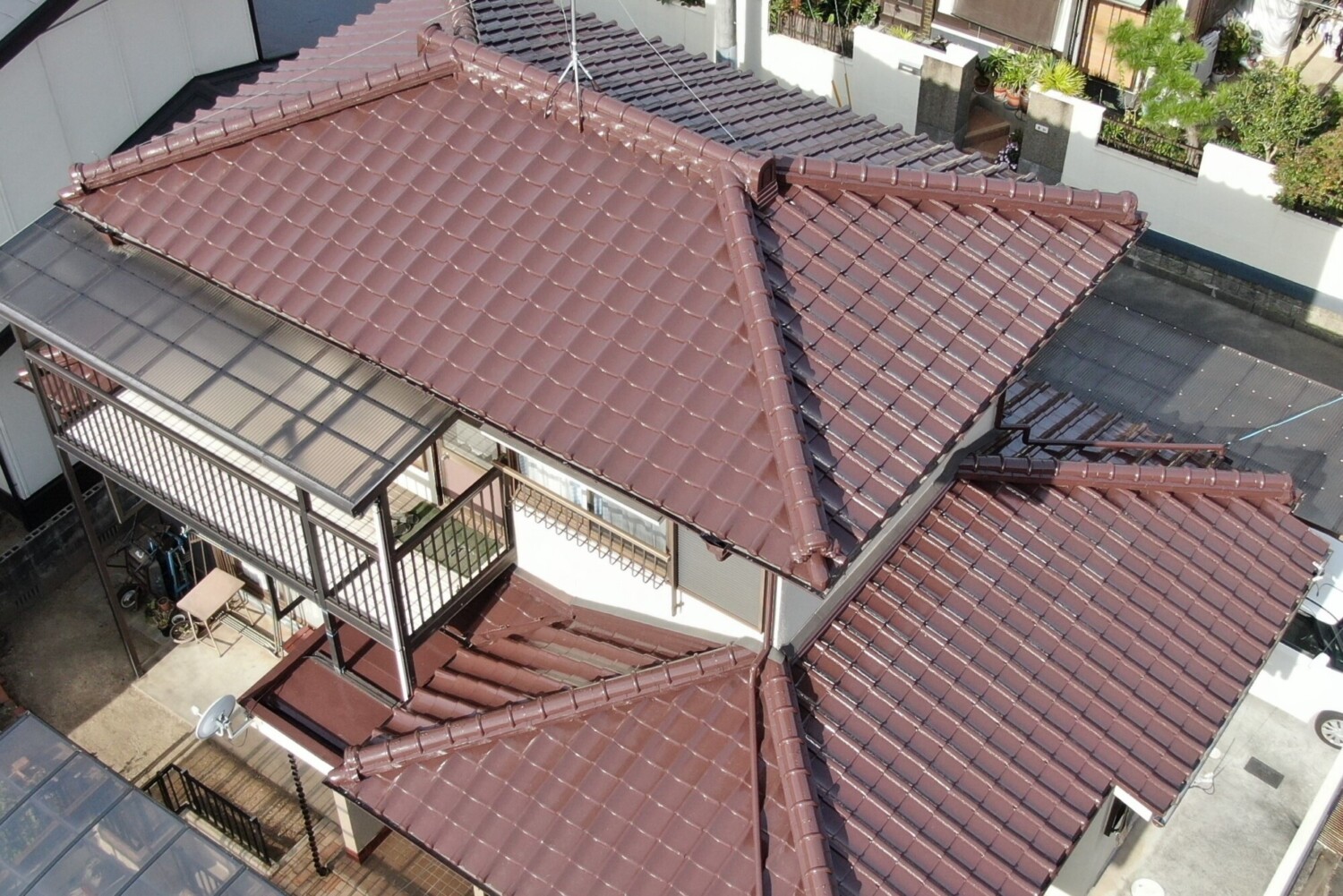 倉敷市 K様邸 屋根塗装 After
