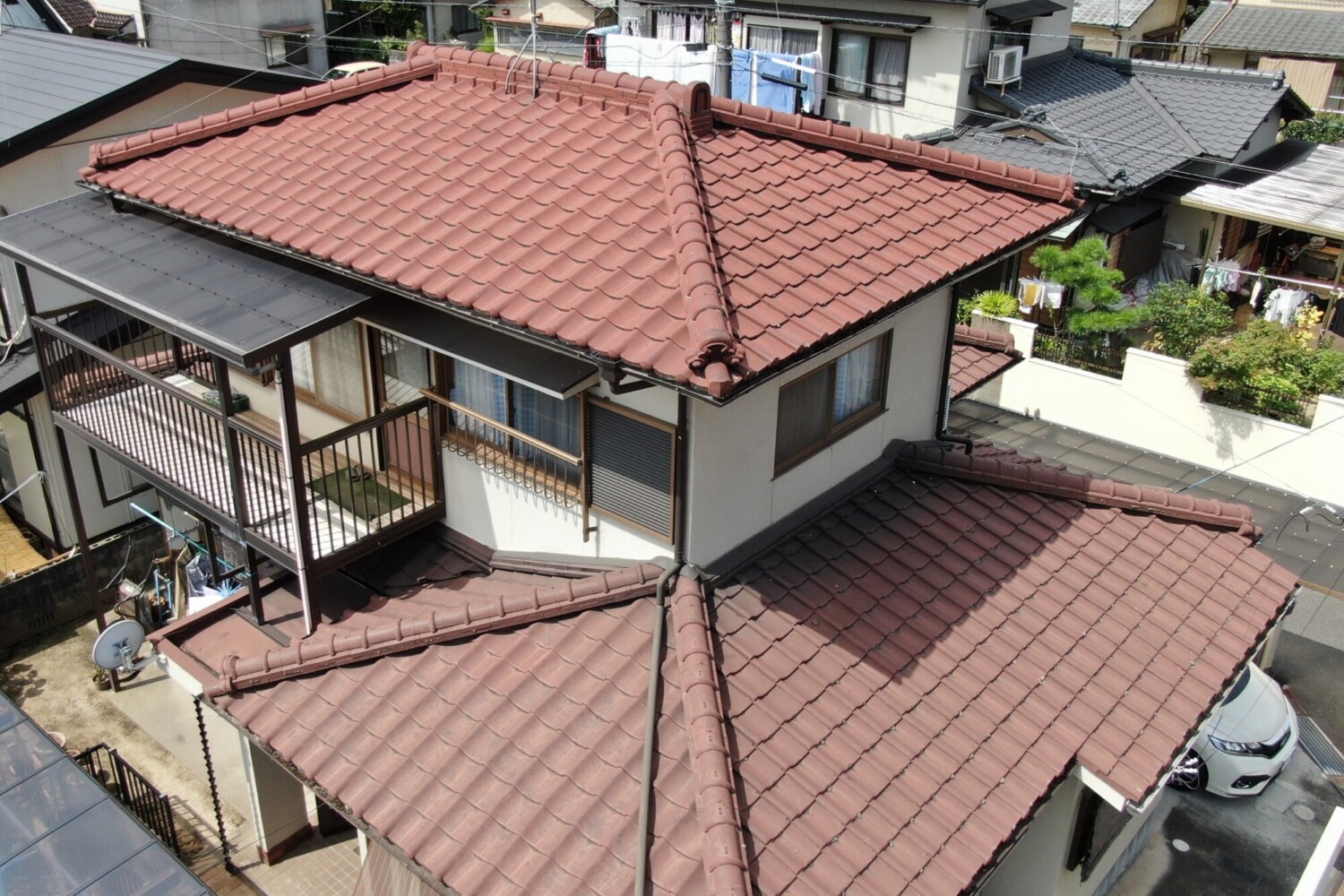倉敷市 K様邸 屋根塗装 Before