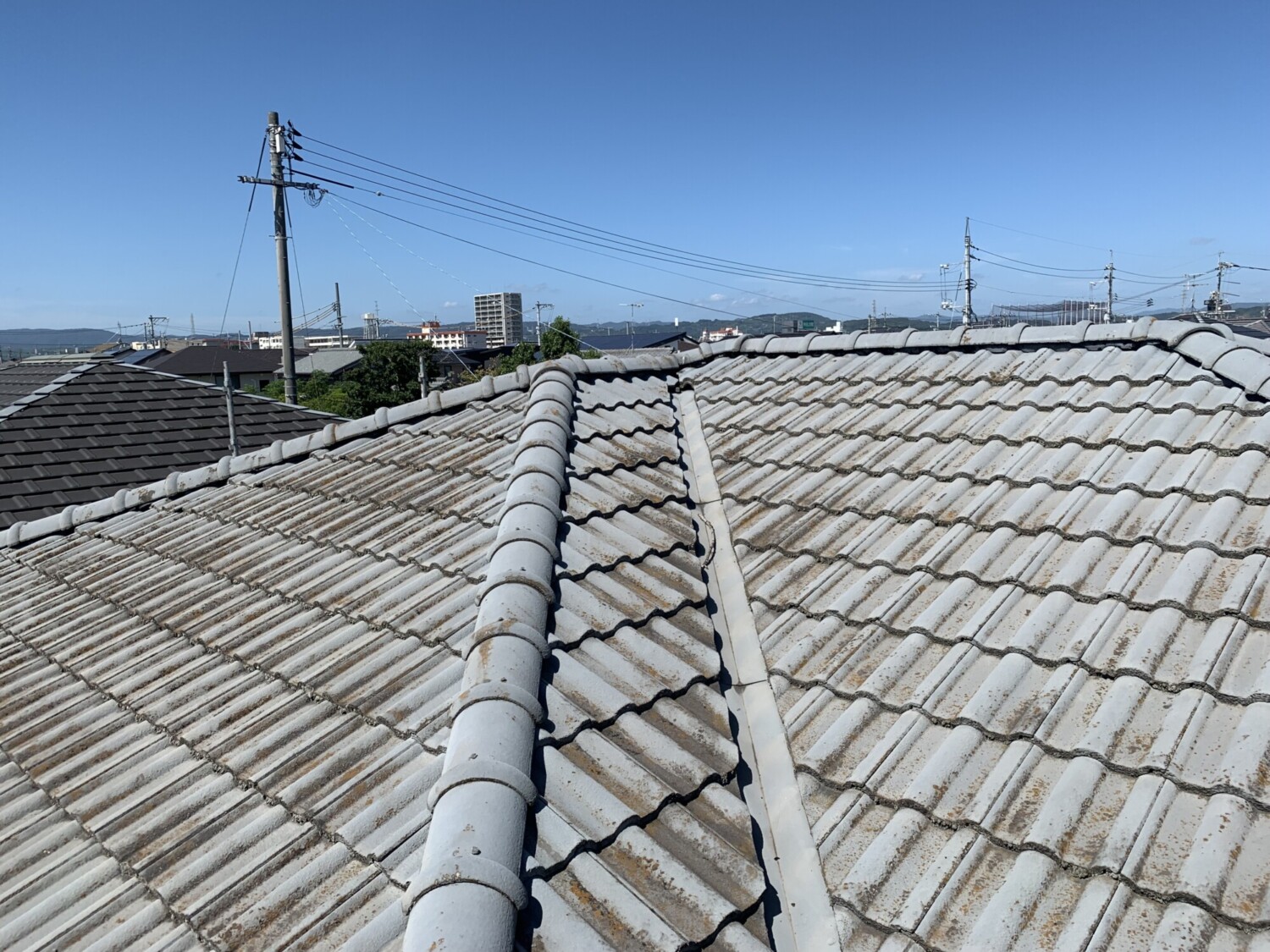 倉敷市 O様邸 屋根塗装 Before