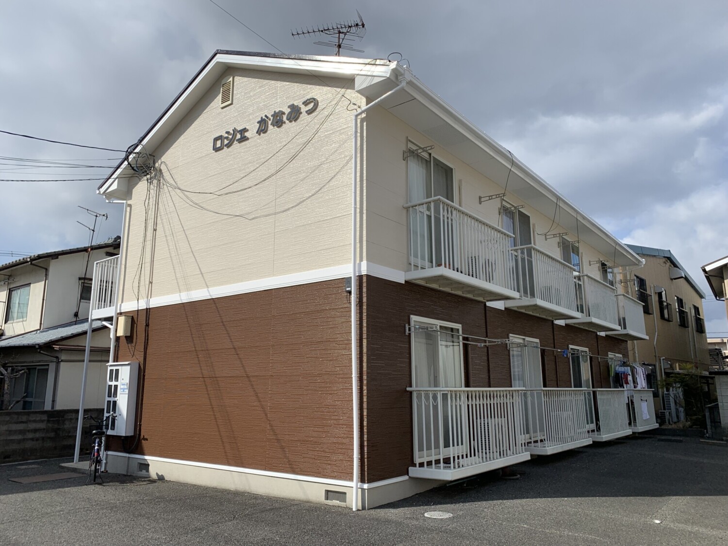 総社市 K様アパート 屋根塗装・外壁塗装