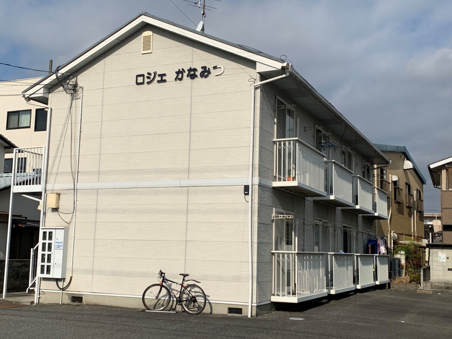 総社市 K様アパート 屋根塗装・外壁塗装 Before
