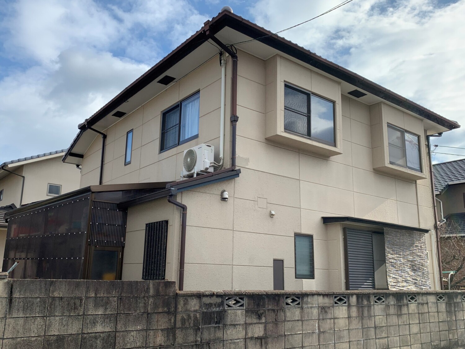 倉敷市 Ｈ様邸 屋根塗装・外壁塗装 Before