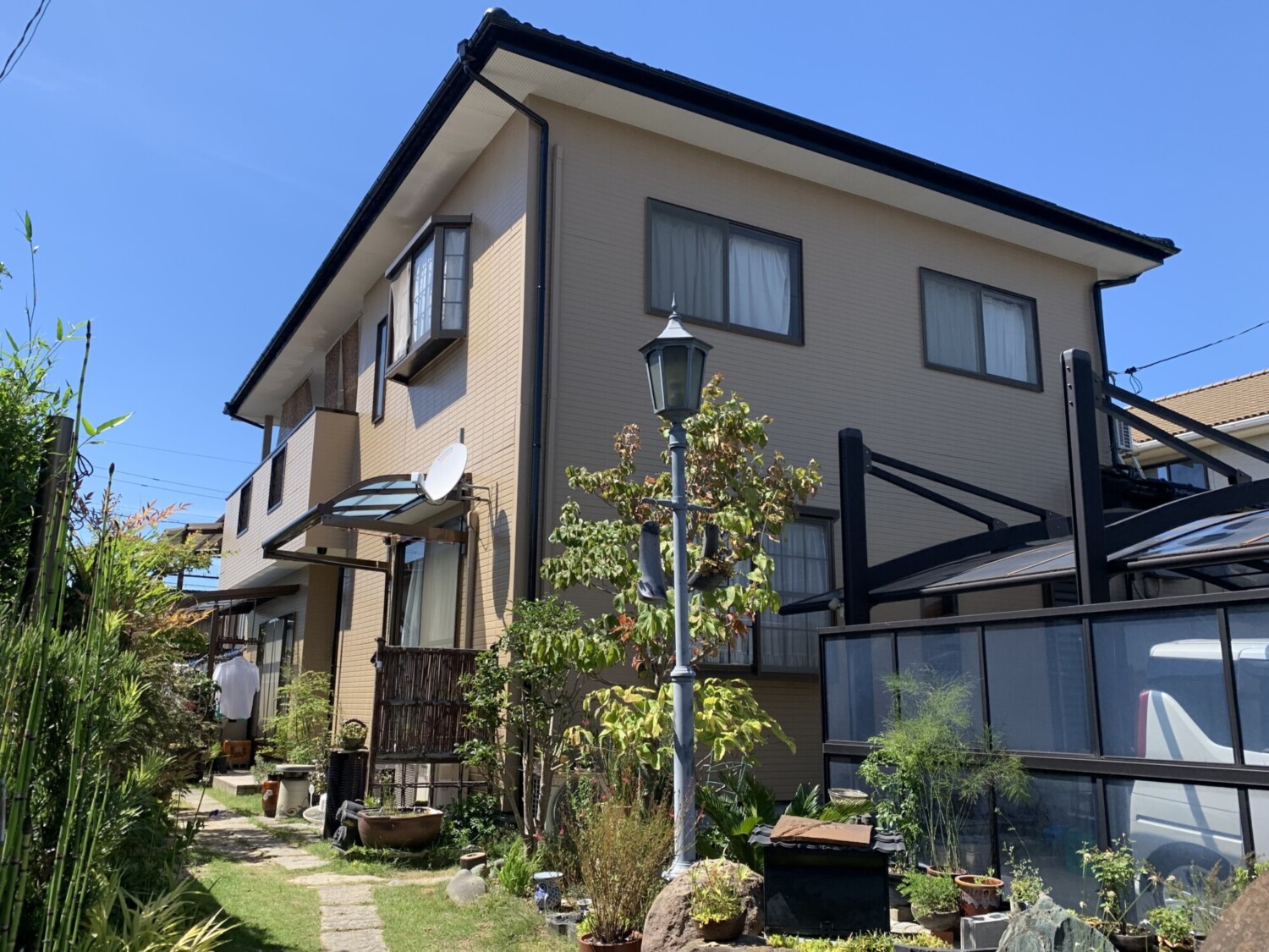 倉敷市 Ｋ様邸 屋根塗装・外壁塗装・ベランダ防水工事 After