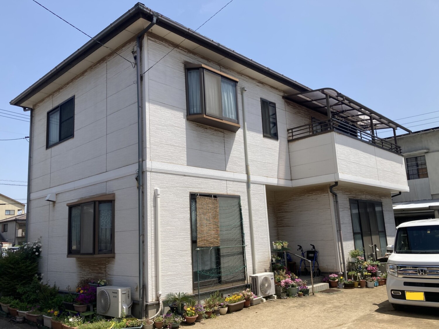 倉敷市 Ｓ様邸 屋根カバー・外壁塗装工事 Before