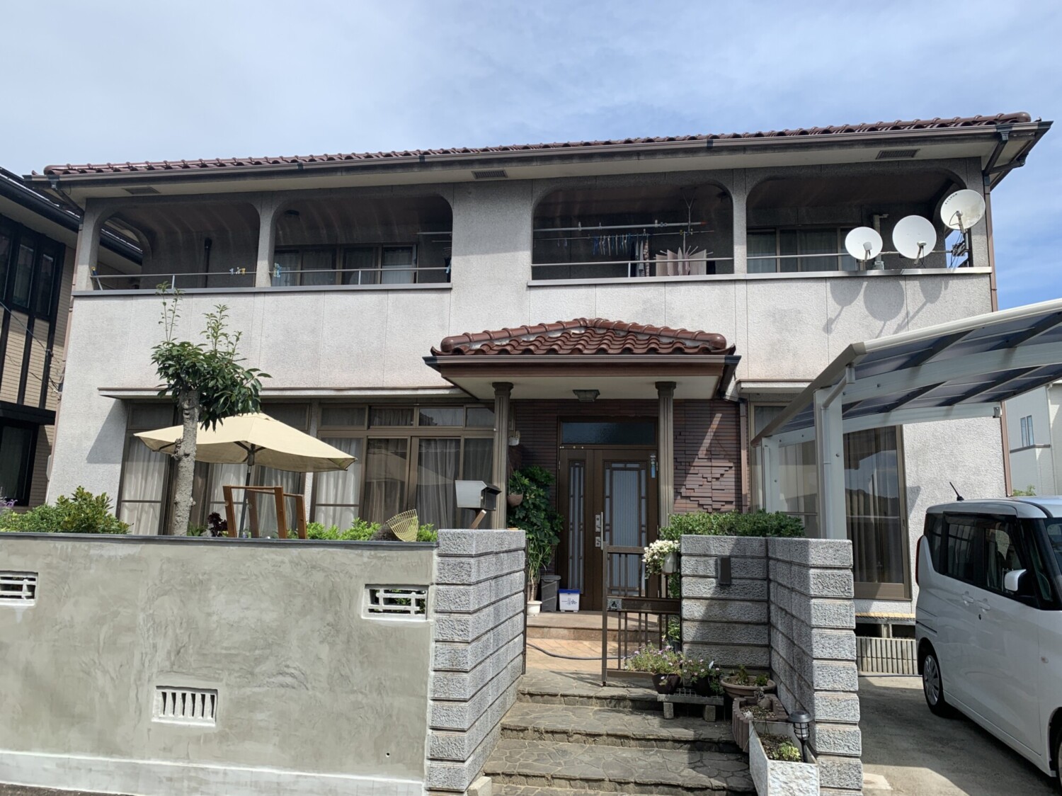 倉敷市 Ｓ様邸 外壁塗装・屋根工事 Before