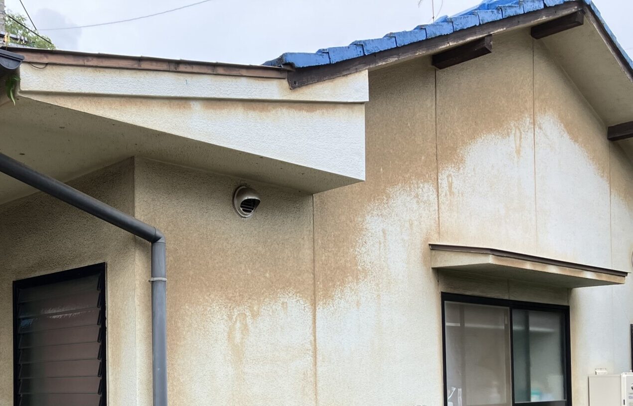 倉敷市 Ｍ様邸 屋根瓦葺き替え・外壁塗装工事 Before