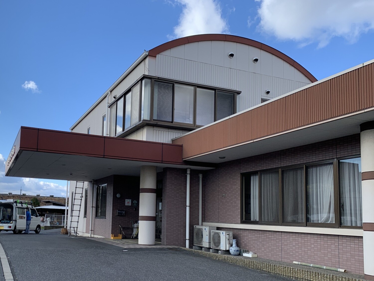 倉敷市 パラペット塗装 Before