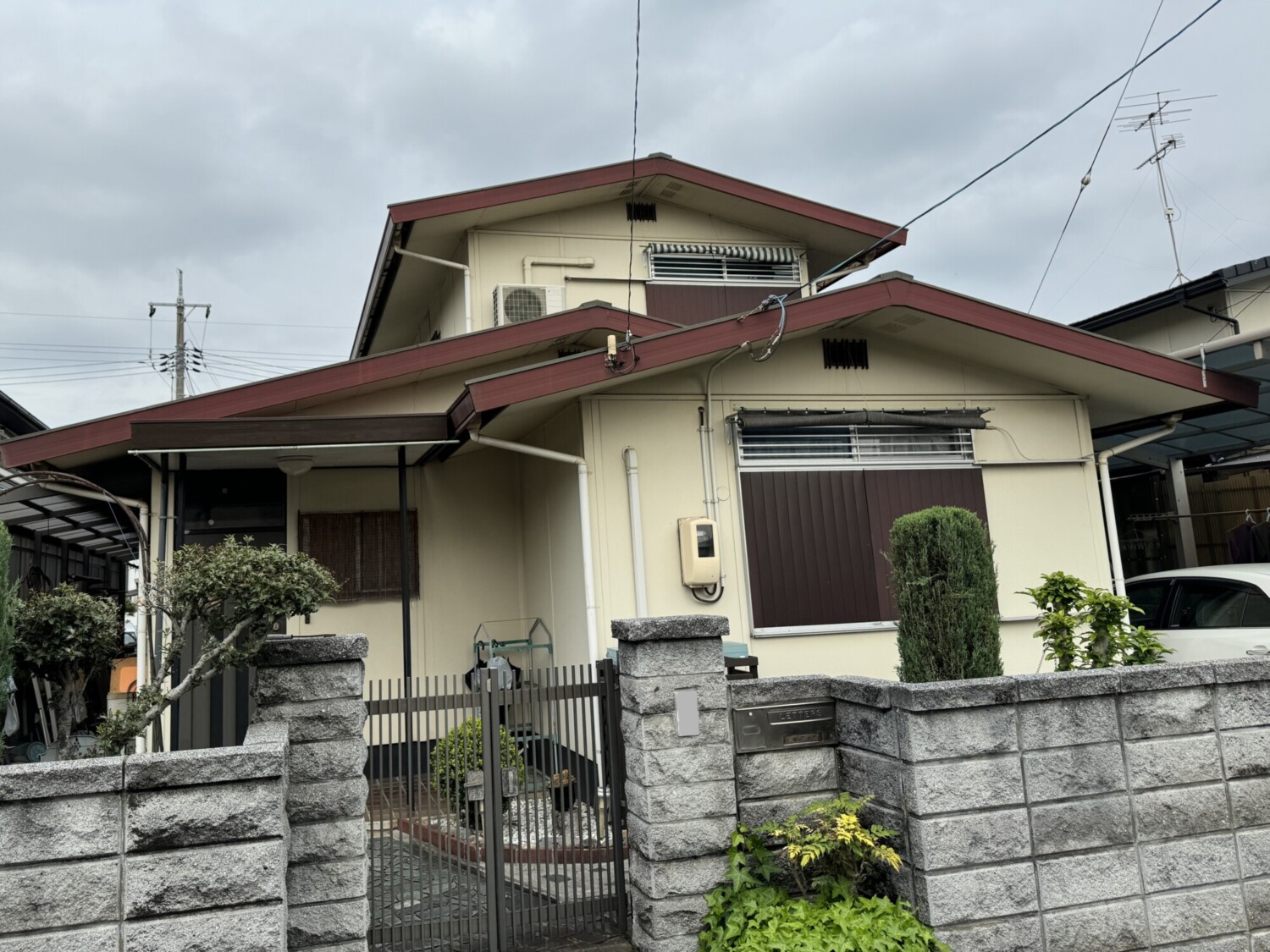 倉敷市 F様邸 屋根塗装・外壁塗装 Before