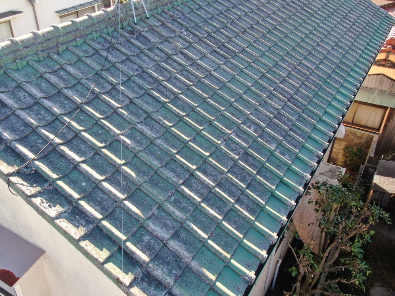 倉敷市 T様邸 屋根瓦葺き替え・外壁塗装工事 Before