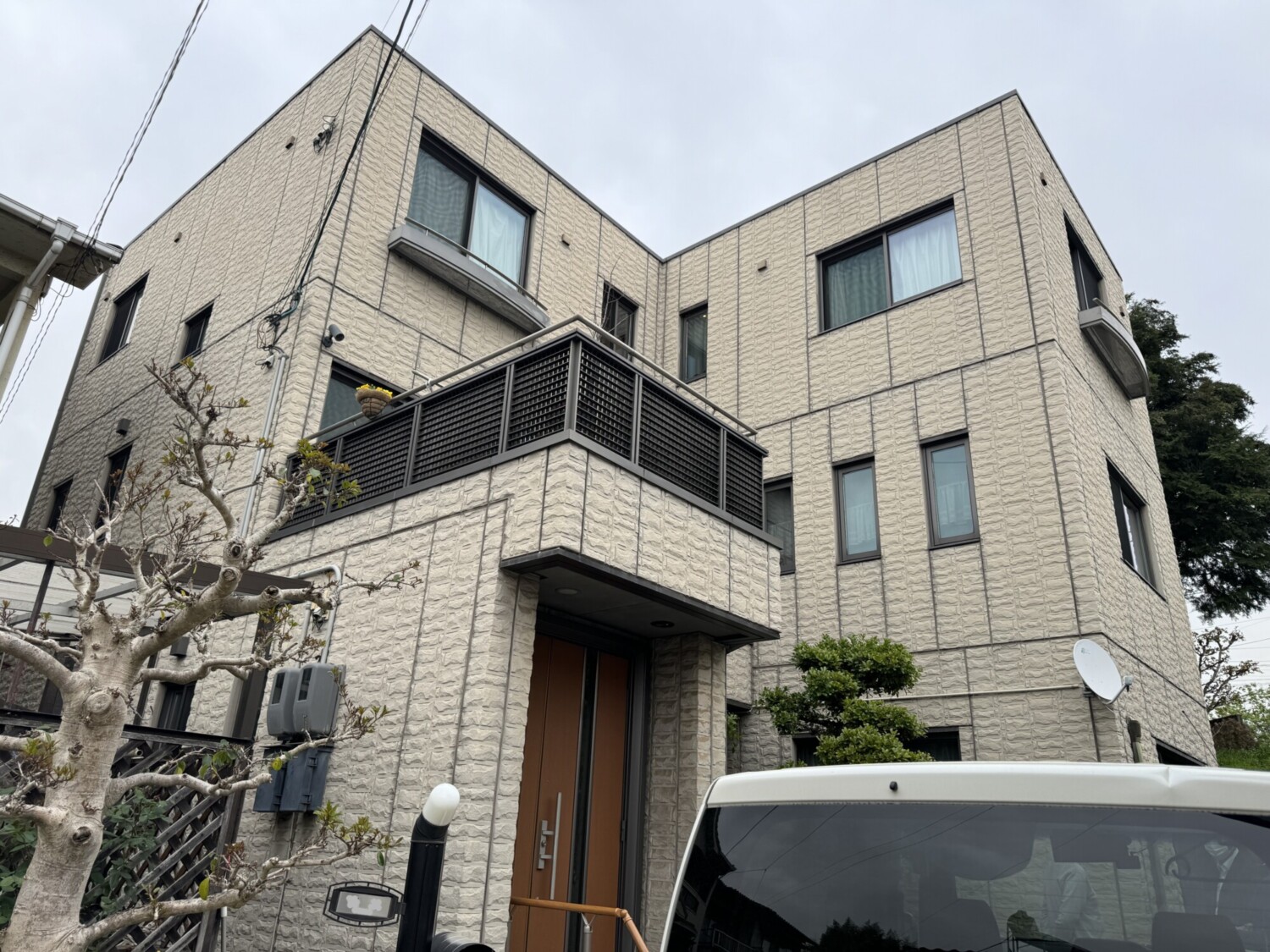 倉敷市 H様邸 外壁塗装・防水工事 Before