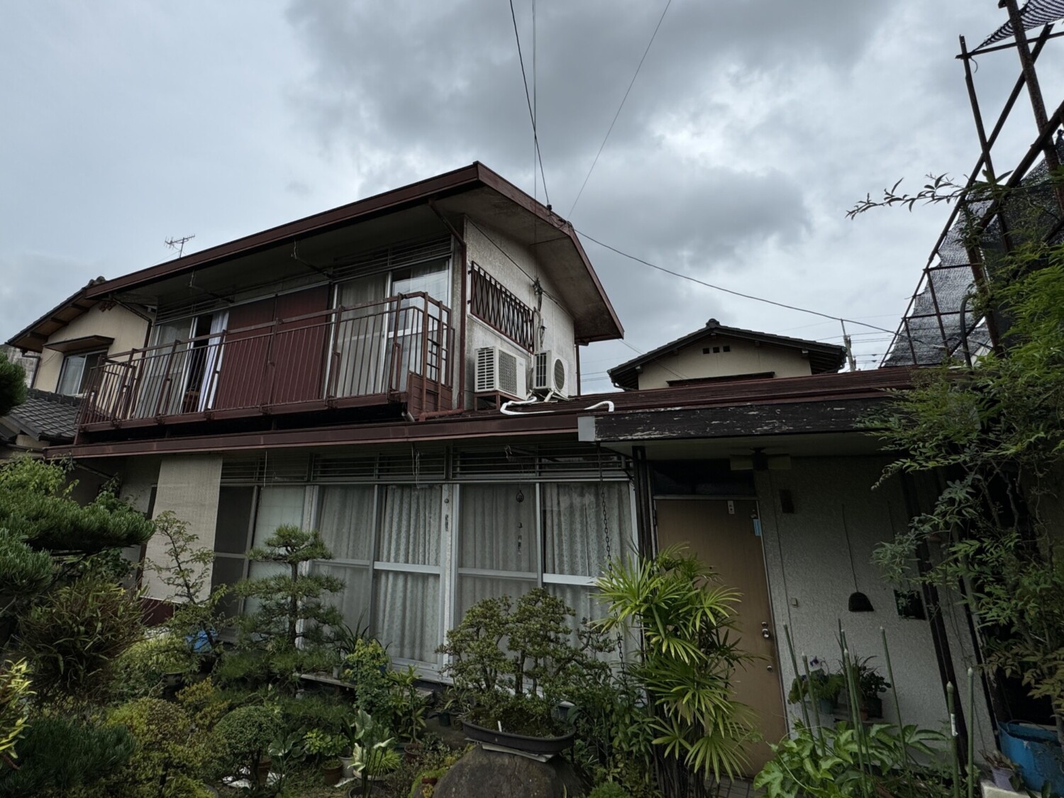 倉敷市 K様邸 屋根カバー・外壁塗装工事 Before
