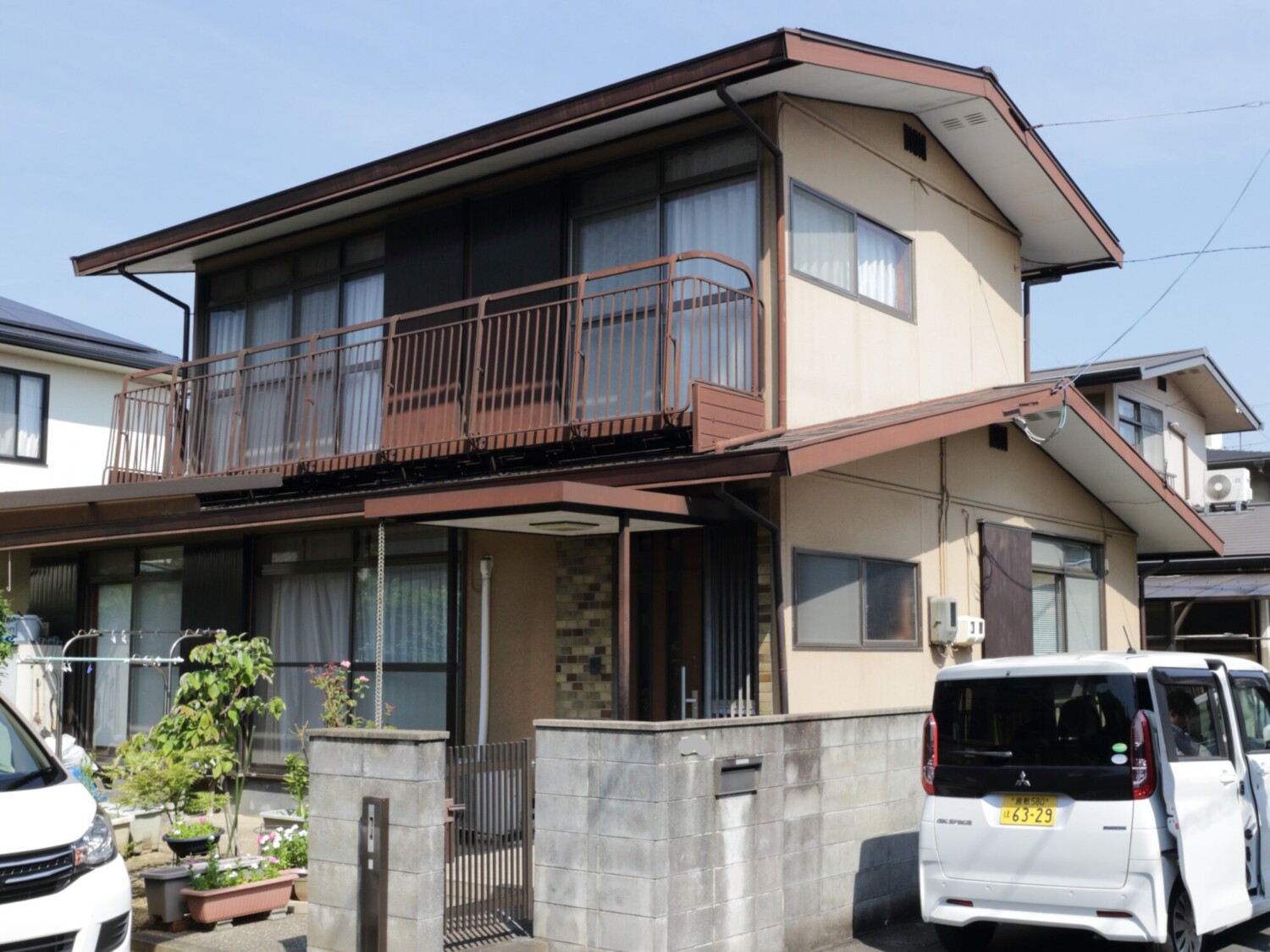倉敷市 K様邸 屋根塗装・外壁塗装 Before