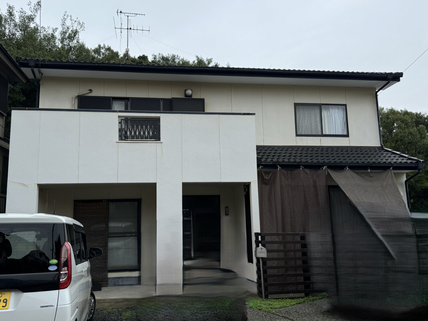 倉敷市 K様邸 屋根塗装・外壁塗装・ベランダ防水 Before