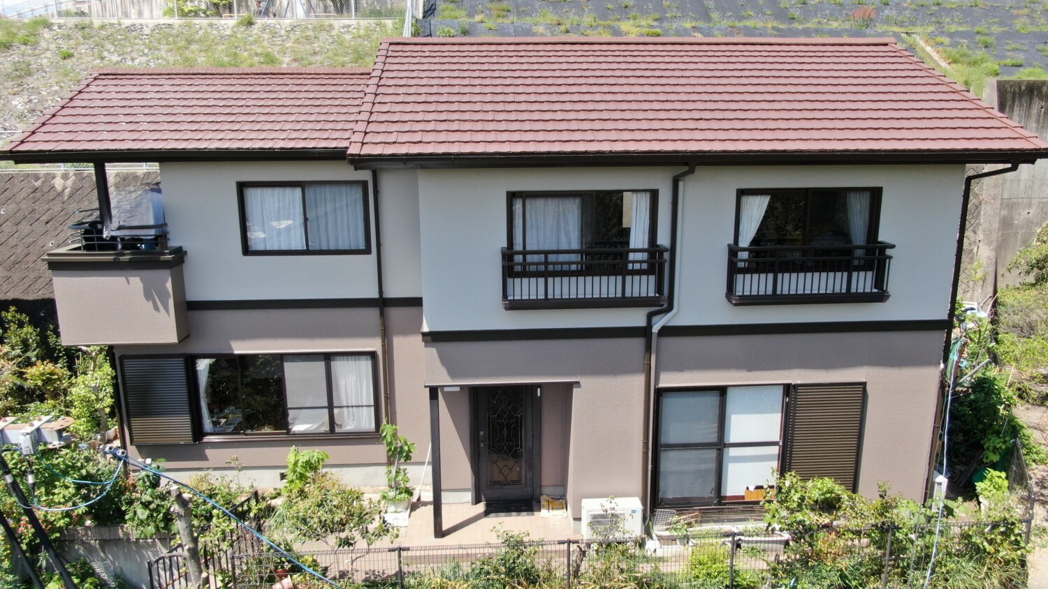 倉敷市 K様邸 屋根塗装・外壁塗装 After