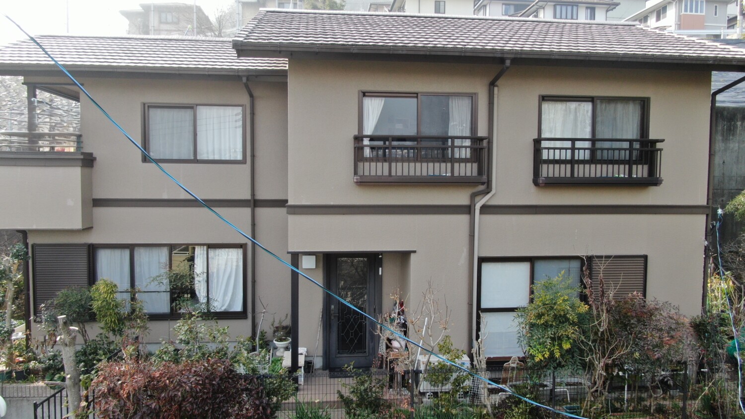 倉敷市 K様邸 屋根塗装・外壁塗装 Before