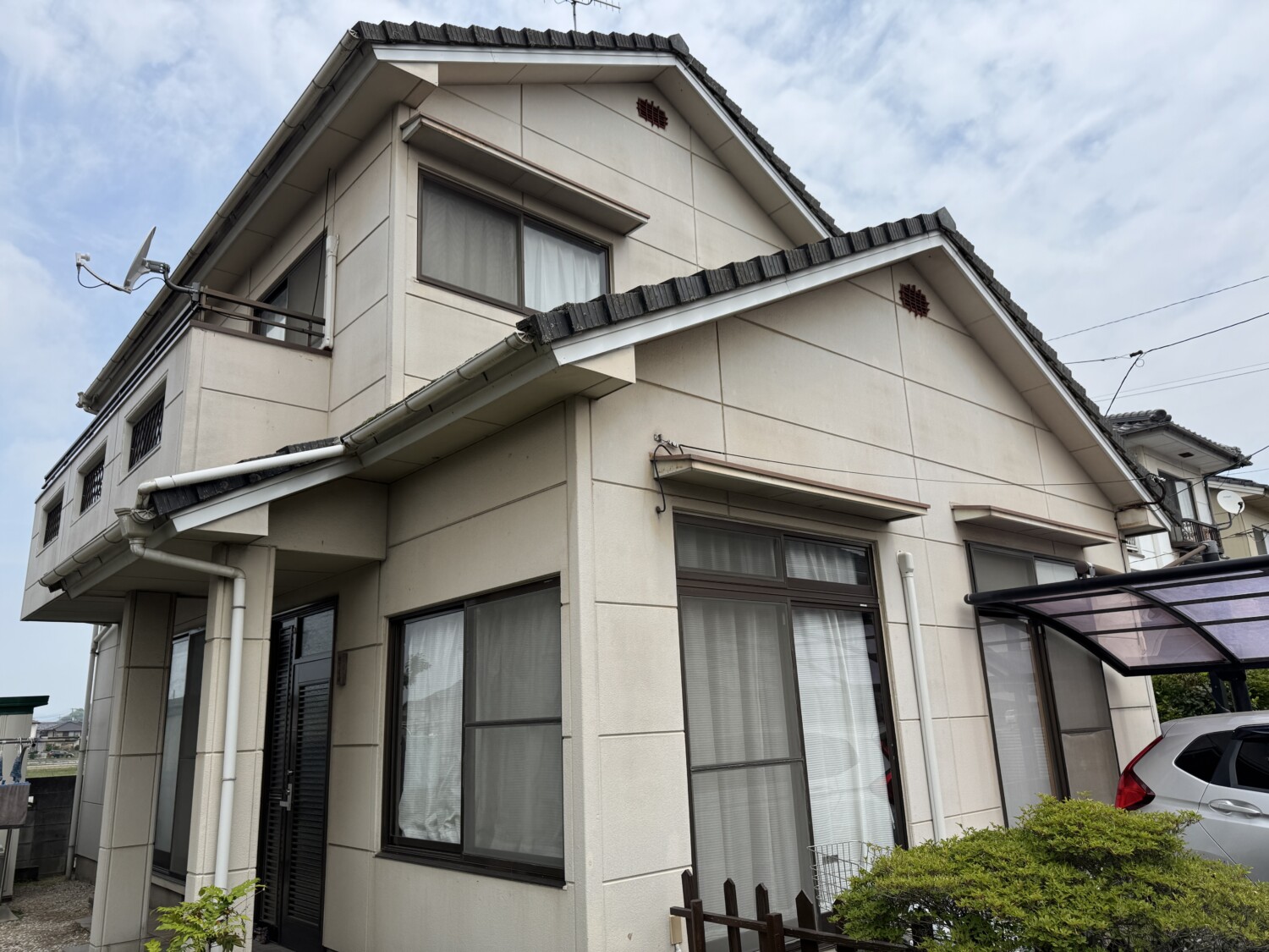 倉敷市 M様邸 屋根塗装・外壁塗装 Before