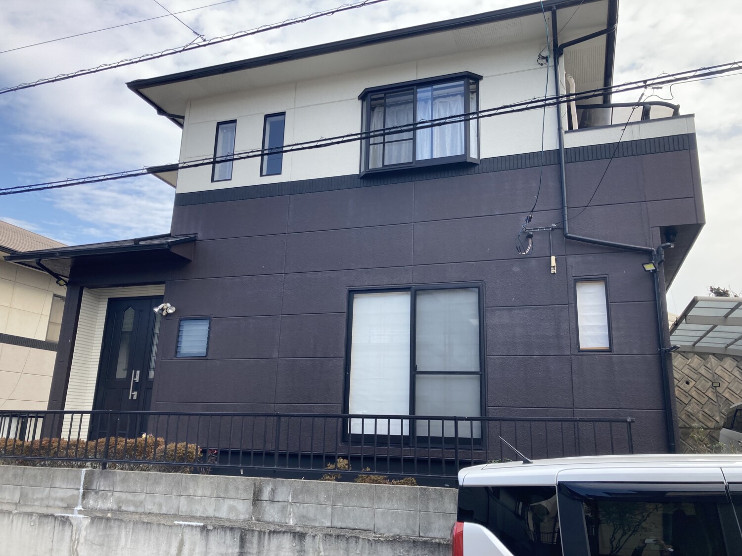 倉敷市 T様邸 屋根塗装・外壁塗装 Before
