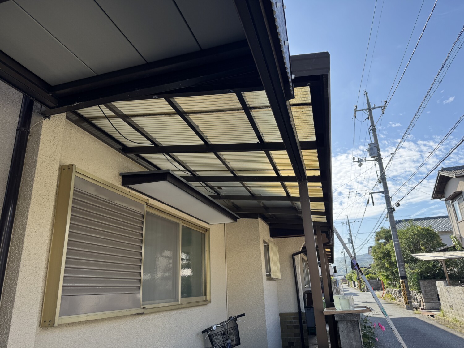 倉敷市 O様邸 波板交換 Before