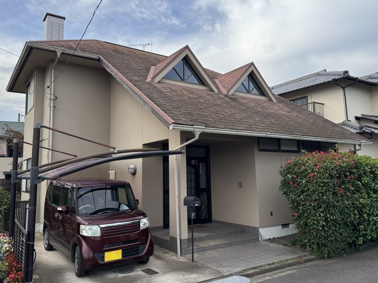 倉敷市 M様邸 屋根塗装・外壁塗装 Before