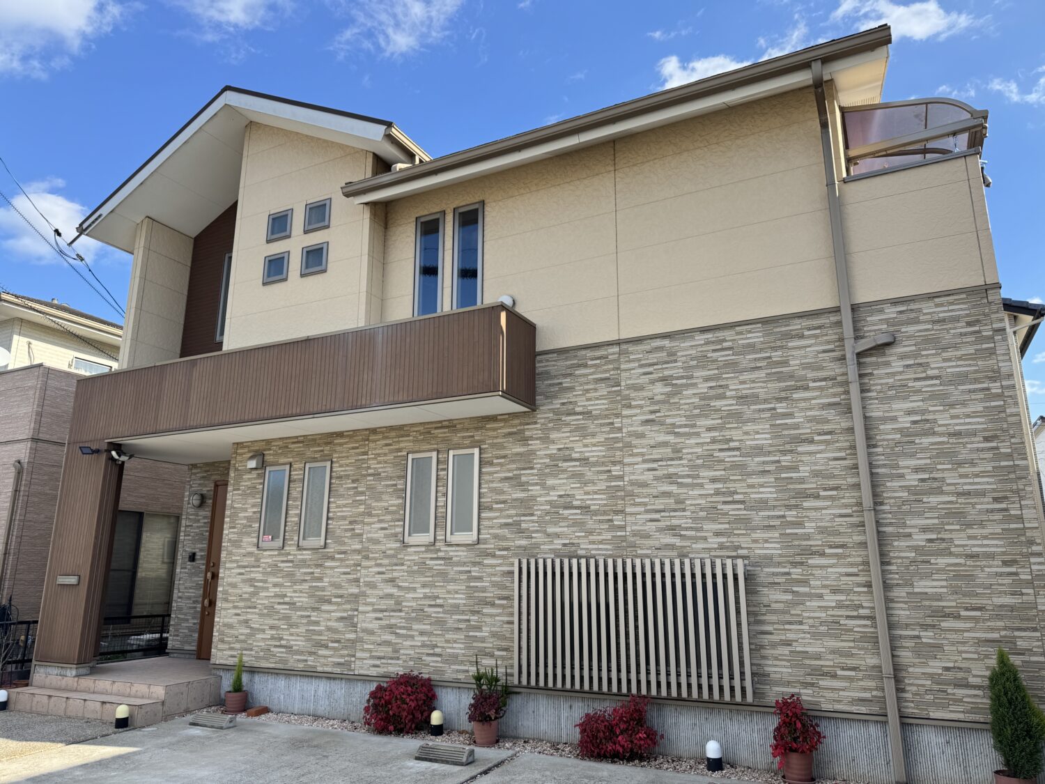倉敷市　A様邸　屋根遮熱塗装・外壁塗装・クリヤー塗装 Before