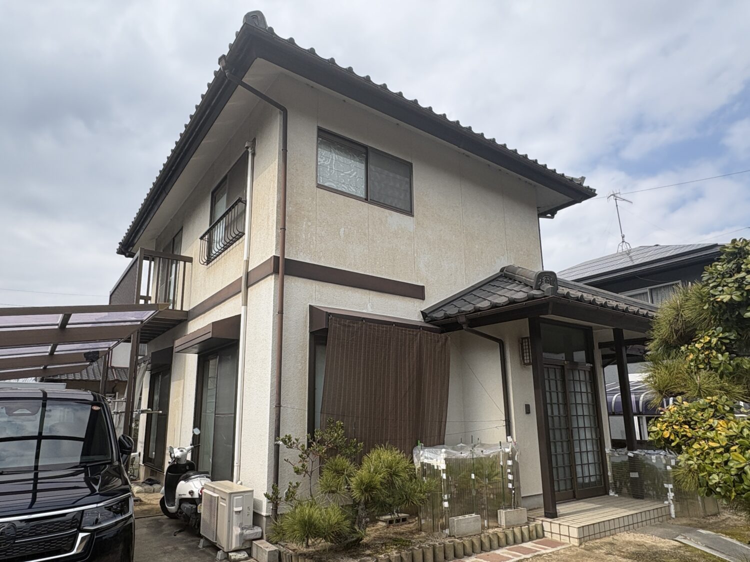 倉敷市　I様邸　屋根塗装・外壁塗装 Before