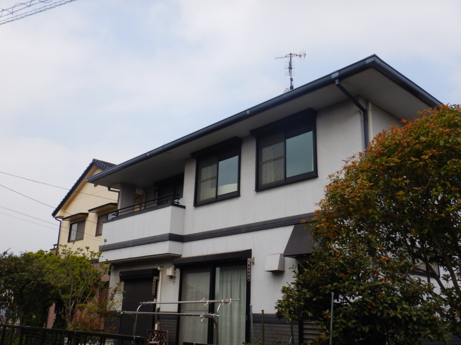 倉敷市 K様邸 外壁塗装・屋根塗装工事 Before
