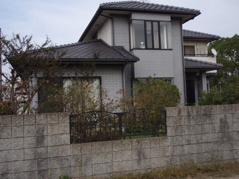 倉敷市 O様邸 外壁塗装工事 Before