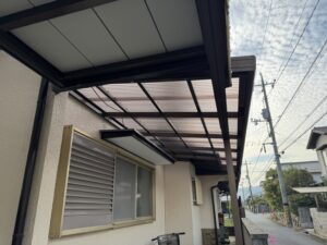 倉敷市　O様邸　波板交換