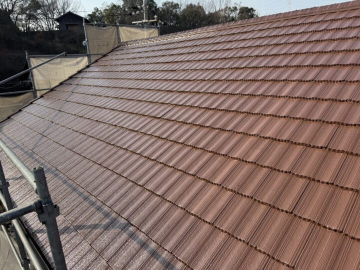 屋根塗装　倉敷市