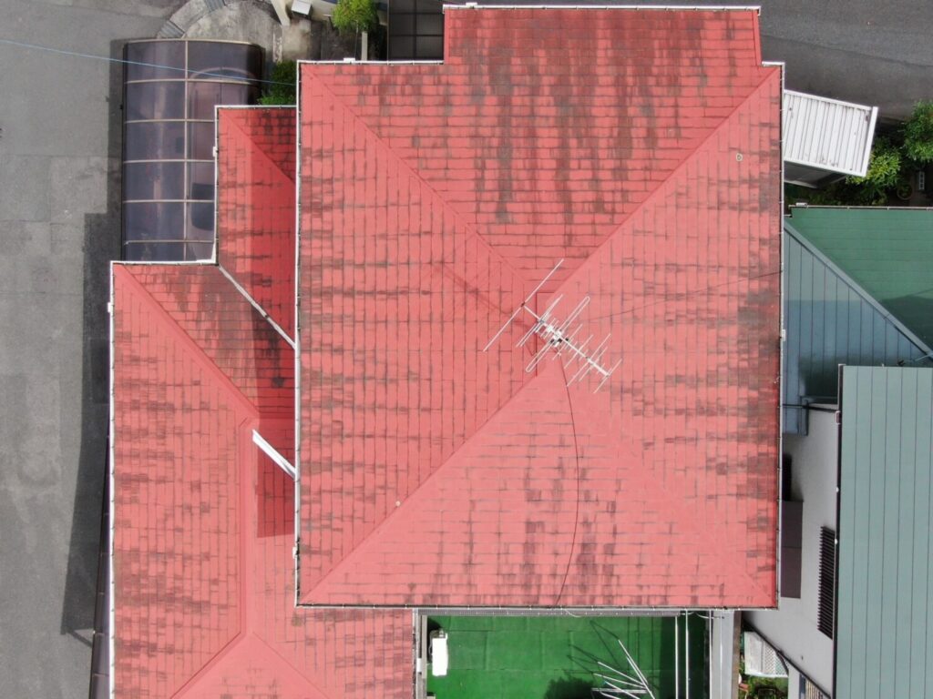 倉敷市 W様邸 屋根カバー工法・外壁塗装 追加BEFORE