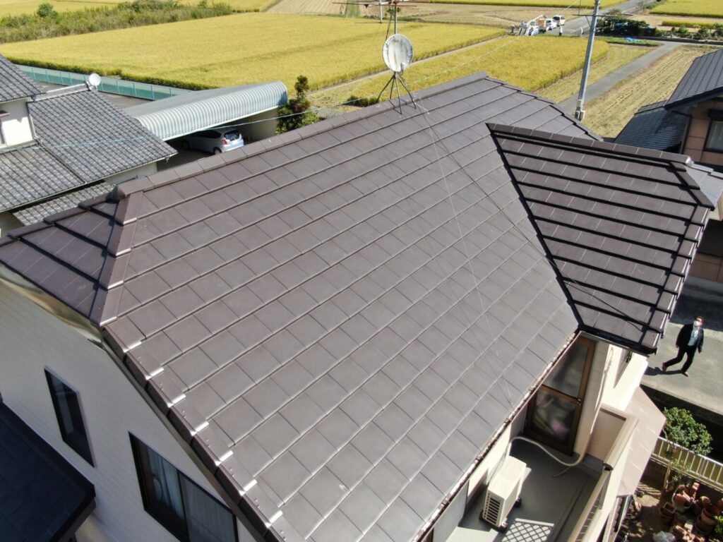 倉敷市 T様邸 屋根瓦葺き替え・外壁塗装工事 追加AFTER