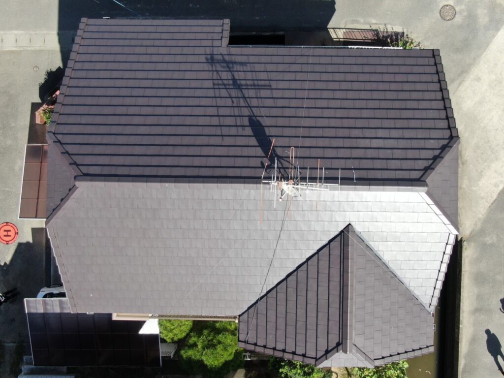 倉敷市 T様邸 屋根瓦葺き替え・外壁塗装工事 追加AFTER
