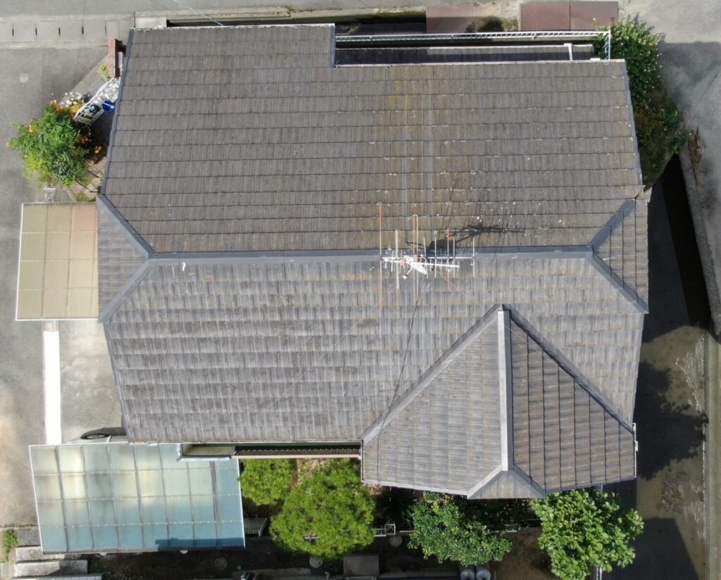 倉敷市 T様邸 屋根瓦葺き替え・外壁塗装工事 追加BEFORE