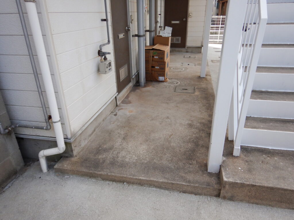 倉敷市 D様アパート 屋根塗装・外壁塗装 追加BEFORE