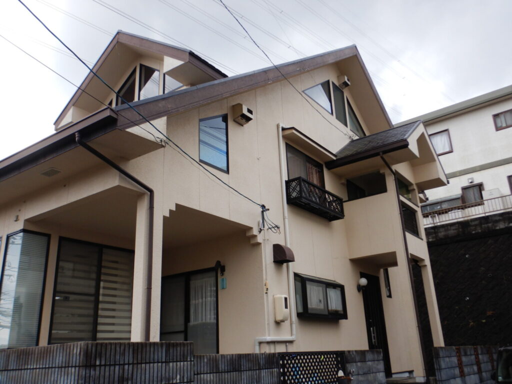 倉敷市 K様邸 屋根カバー工法・外壁塗装 追加BEFORE