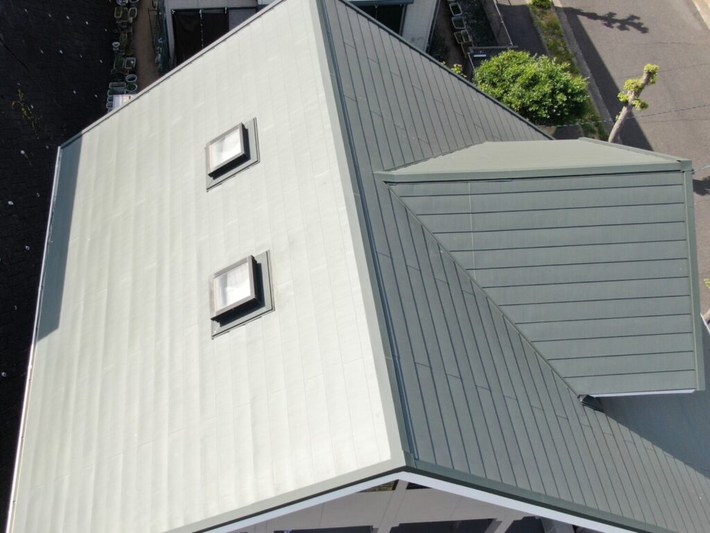 倉敷市 K様邸 屋根カバー工法・外壁塗装 追加AFTER