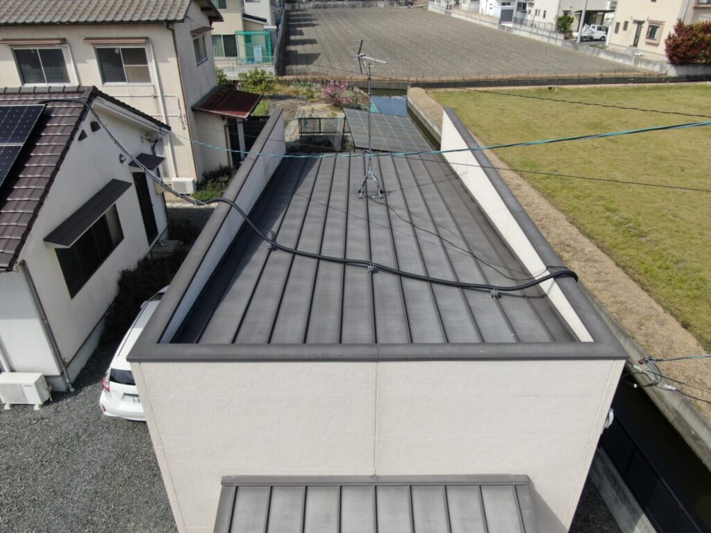 岡山市 H様事務所 屋根塗装・外壁塗装 追加BEFORE