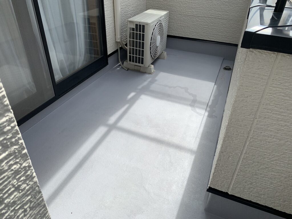 倉敷市 屋根カバー工事・外壁塗装・ベランダ防水 追加AFTER