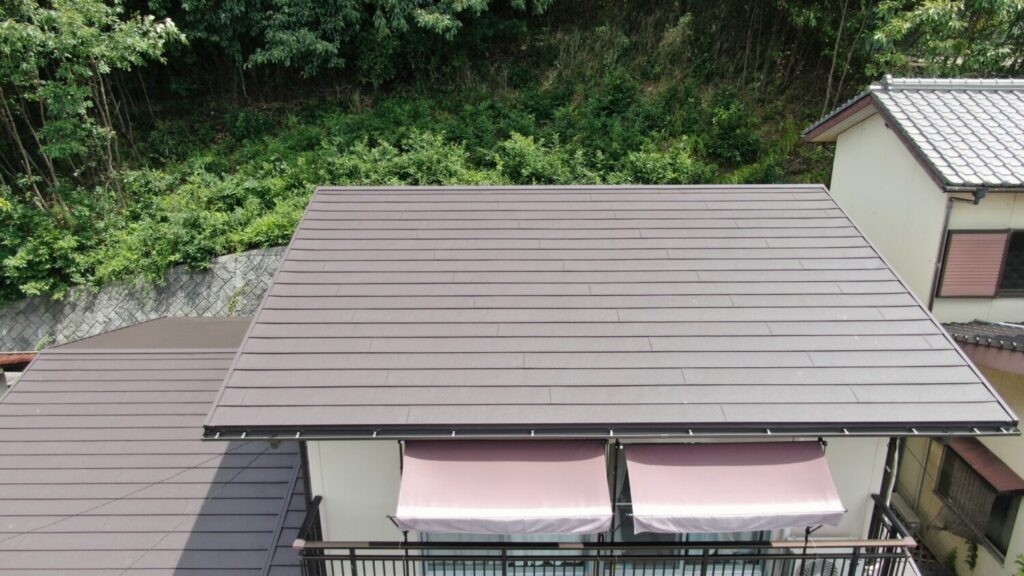 倉敷市 M様邸 屋根カバー・外壁塗装・雨樋交換 追加AFTER