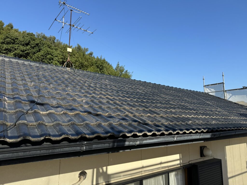 倉敷市 K様邸 屋根塗装・外壁塗装・ベランダ防水 追加BEFORE