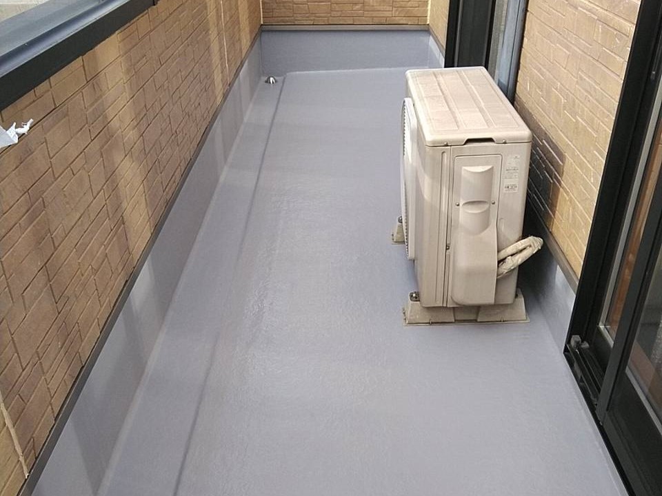 倉敷市 T様邸 外壁塗装（クリヤー）ベランダFRP防水 追加AFTER