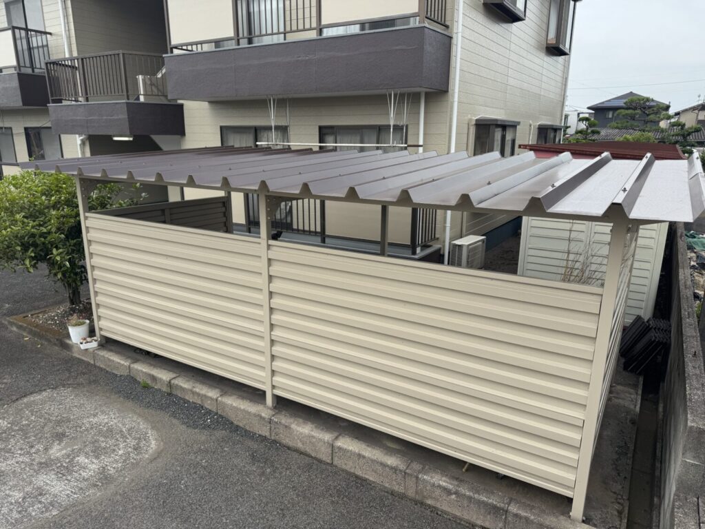 屋根塗装・外壁塗装　倉敷市　S様アパート 追加AFTER